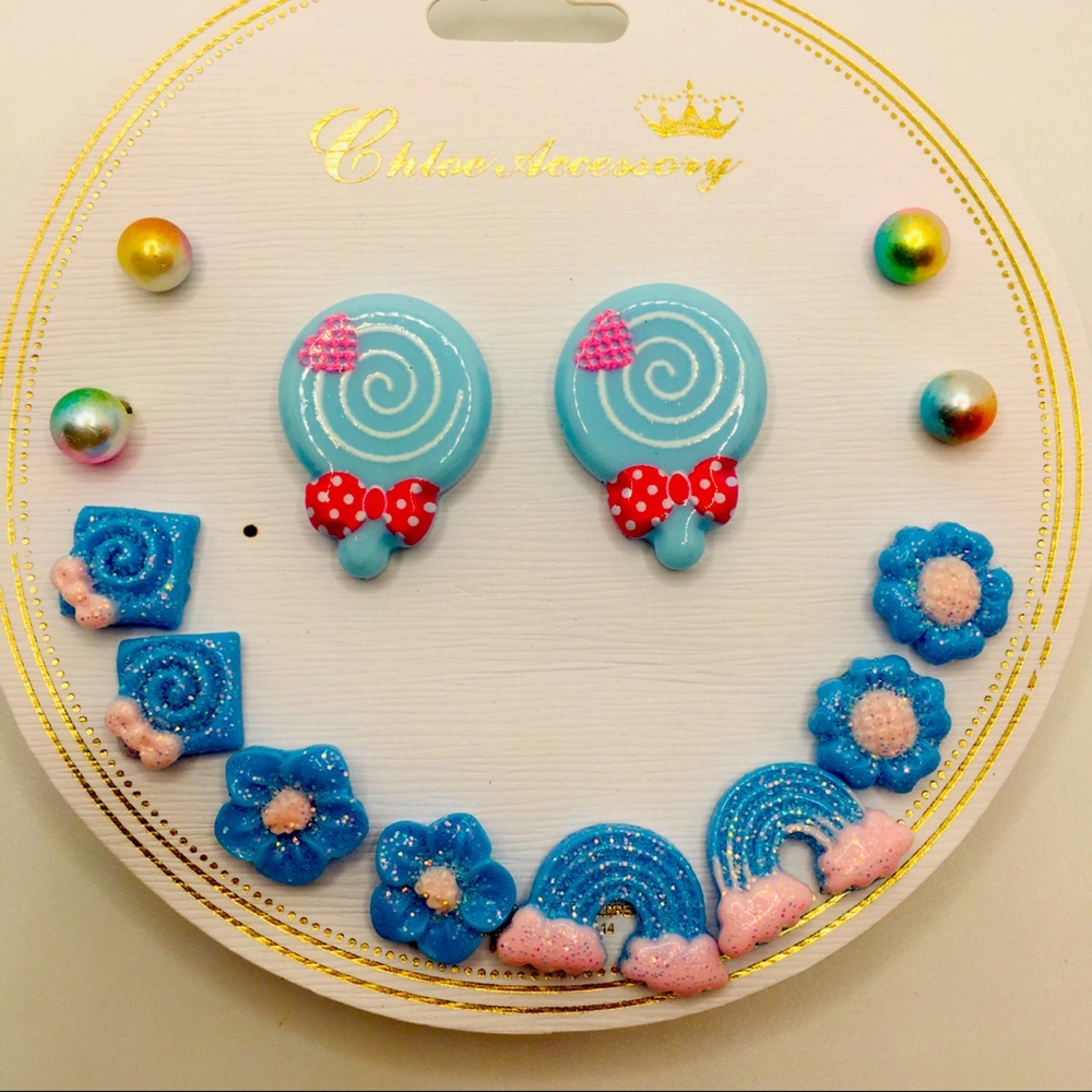 Earrings Rainbow 🌈 LOLLIPOPS!